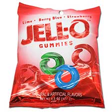 Jello Assorted Gummies 4.5oz Bag 