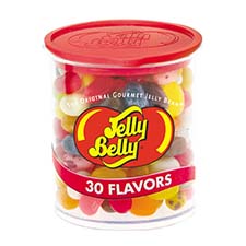 Jelly Belly 30 Flavor Beans 7 oz Clear Can 