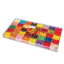 Jelly Belly 40 Flavor 2lb Clear Gift Box 