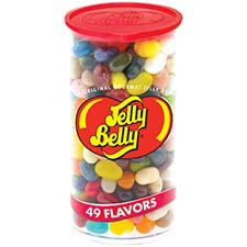 Jelly Belly 49 Flavor 12 oz Clear Can 