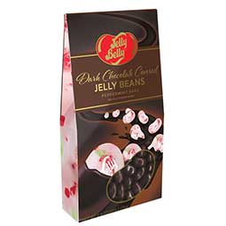 Jelly Belly Dark Chocolate Covered Peppermint Bark 3.8oz Gable Box 