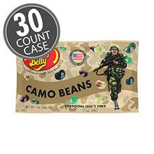 Jelly Belly Freedom Fighter Camo Beans 1 oz Bag 30 Count Box