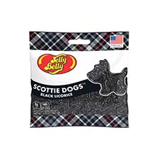 Jelly Belly Black Licorice Scottie Dogs 6oz Bag 