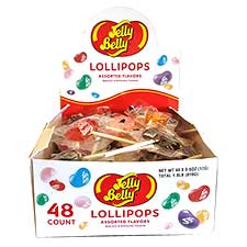Jelly Belly Assorted Lollipops 48ct 
