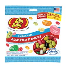 Jelly Belly Sugar Free Assorted Flavors 2.8 oz Bags 