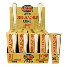 Job Virgin Unbleached Cones King Size 32ct 3pk 