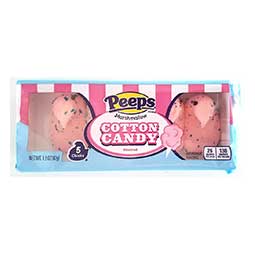 Just Born Easter Peeps Cotton Candy Marshmallow Chicks 1.5oz Box 