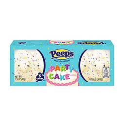 Just Born Easter Peeps Party Cake Flavored Chicks 1.5oz Box 