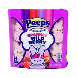 Peeps Easter Wildberry Marshmallow Bunnies 3oz Box 