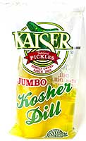 Kaiser Jumbo Kosher Dill Pickle Pouches 12ct 