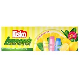 Kisko Lemonade Giant Freezies 27ct Box 