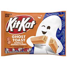 Kit Kat Halloween Ghost Toast Snack Size Bars 9.8oz Bag Expires June 1st 2025 