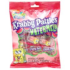 Gummy Krabby Pattys Watermelon 2.54oz Bag 