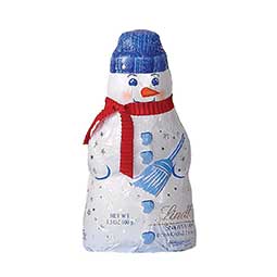 Lindt Christmas Milk Chocolate Snowman 3.5oz Bag 