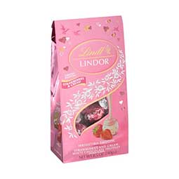 Lindt Valentines Day Lindor Strawberries and Cream 8.5oz Bag 