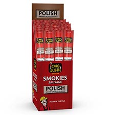 Long John Smokies Pickled Polish Sausage 1oz 24ct Box 