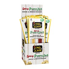 Long John Spicy Pepper Jack and Smoked Sausage 1.5oz 12ct Box 