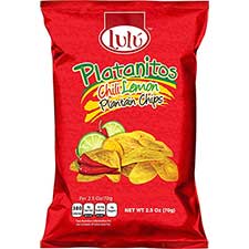 Lulu Plantain Chips Chili Lemon 30ct Box 