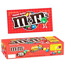 M and M Peanut Butter 24ct Box 