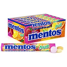 Mentos Chewy Mint Fruit Candy 15ct Box 