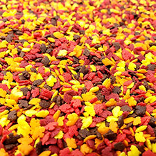 Candy Retailer Mini Fall Leaves Cupcake Sprinkles 4oz 