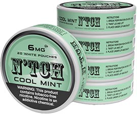 N TCH Nicotine Pouches Cool Mint 6mg 5ct 