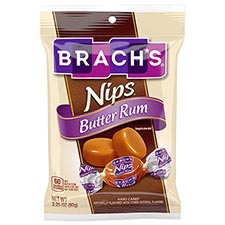 Nips Butter Rum Hard Candy 3.25oz Bag 