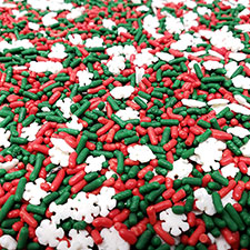 Candy Retailer Noel Mix Christmas Cupcake Sprinkles 4oz 