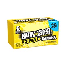 Now and Later Chewy Banana 24ct Box 