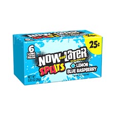 Now and Later Splits Lemon Blue Raspberry 24ct Box 