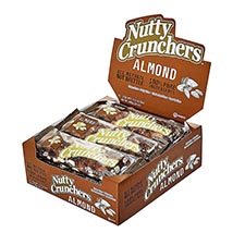 Nutty Crunchers Almond 2.5oz Bars 12ct Box 