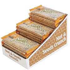 Nutty Crunchers Sesame 2.15oz Bars 24ct Box 