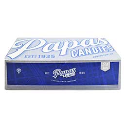 Papas Opera Cream Bars Dark Chocolate 24ct Box 