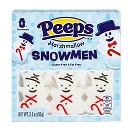 Peeps Marshmallow Snowmen 3oz 6ct 