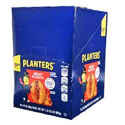 Planters Heat Peanuts 18ct Box 