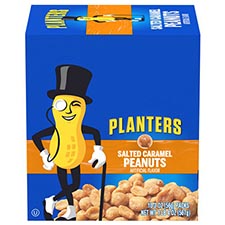 Planters Salted Caramel Peanuts 10ct Box 