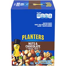 Planters Trail Mix Nuts and Chocolate 18ct Box 