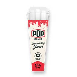 Pop Cones 1.25 Strawberry Jam 6pk 