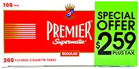 Premier Supermatic Full Flavor 100 Tubes 200ct PP 2.59 