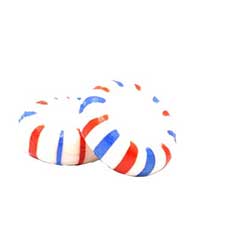 Quality Candy Red White Blue Starlight Mints 1lb 