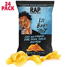 RAP SNACKS Lil Baby All In Flavor 2.5oz Bags 24ct Box 