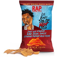 RAP SNACKS Lil Baby All In Hot Flavor 2.5oz Bag 