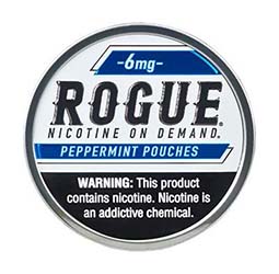 Rogue Nicotine Pouches Peppermint 6mg 5ct 