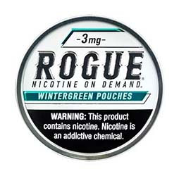 Rogue Nicotine Pouches Wintergreen 3mg 5ct 