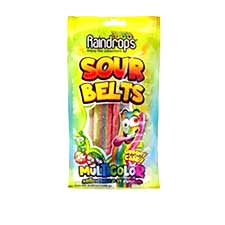 Raindrops Sour Belts Assorted 3.52oz Bag 