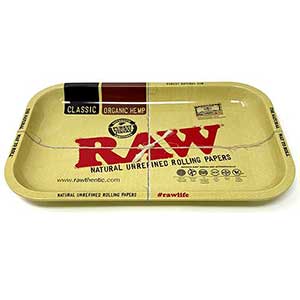 Raw Medium Rolling Tray 