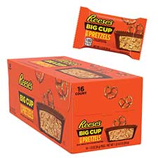 Reeses Big Cup Pretzel Reg 16ct Box 