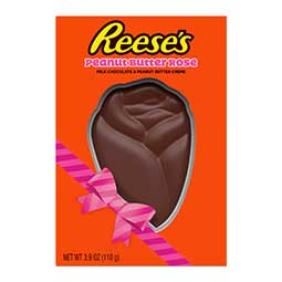 Reeses Milk Chocolate Peanut Butter Rose 3.90oz Box 