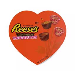 Reeses Peanut Butter Minis in Heart 6.5oz Box 