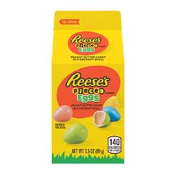 Reeses Pieces Pastel Eggs Mini 3.5oz Carton 